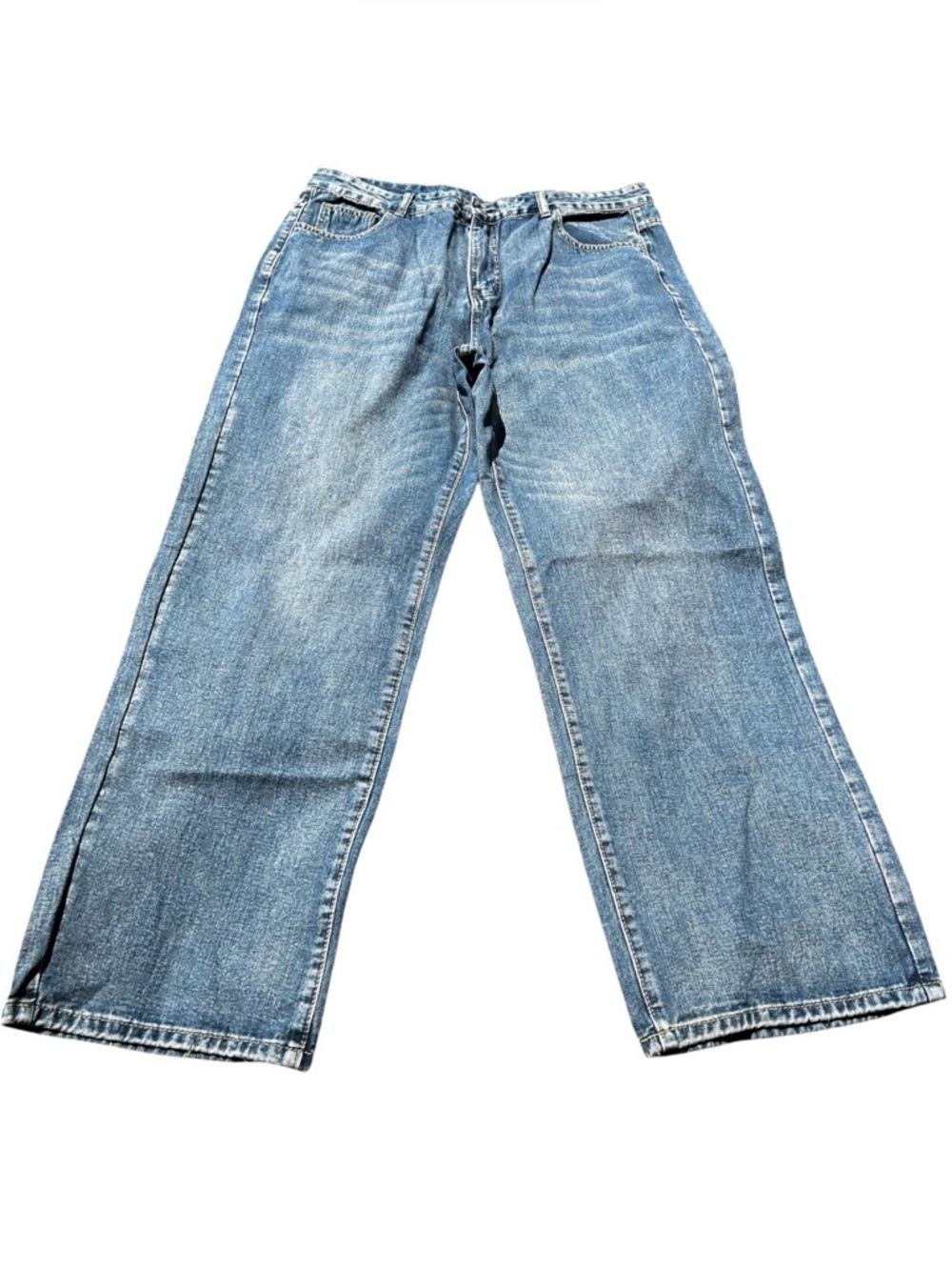 Men's Light Wash Bootcut Jeans - Casual Everyday Denim